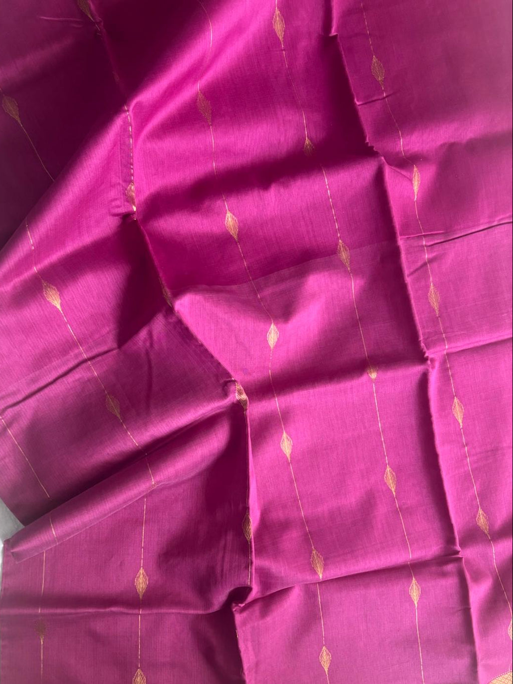 Rani Pink Maheshwari Silk Cotton Saree
