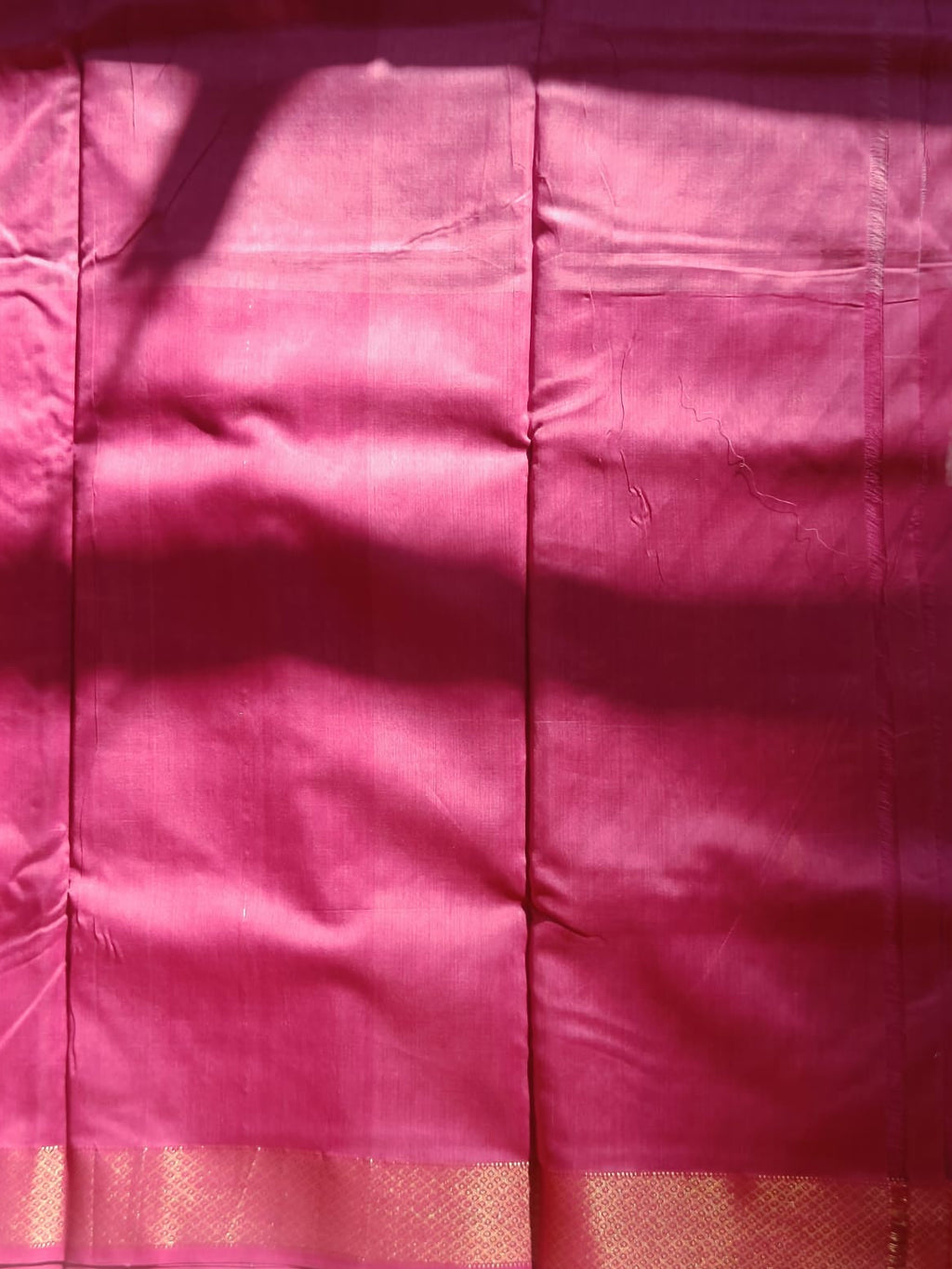 Rani Pink Maheshwari Silk Cotton Saree